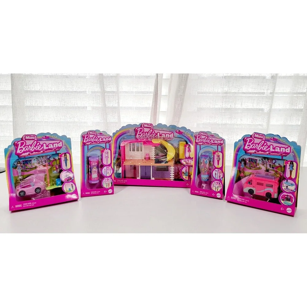 5 Mini Barbie Land Lot Car‎ Camper Play House Cutie Color Reveal Surprise Dolls - Picture 7 of 14